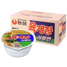 农心牛肉汤碗面(86gx24)농심 육개장 사발면