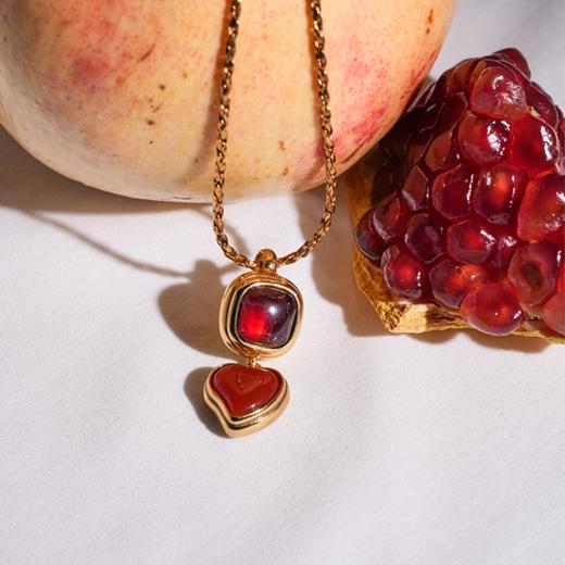 北京仓｜Goossens Paris-RENAISSANCE-勃垦第红 爱心 吊坠 项链［法国设计师］ 商品图0