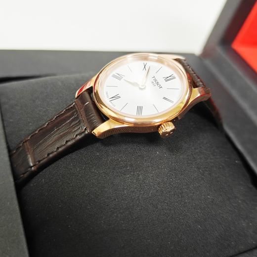 天梭1853Tissot俊雅新款纤薄简约皮带石英女表 商品图3