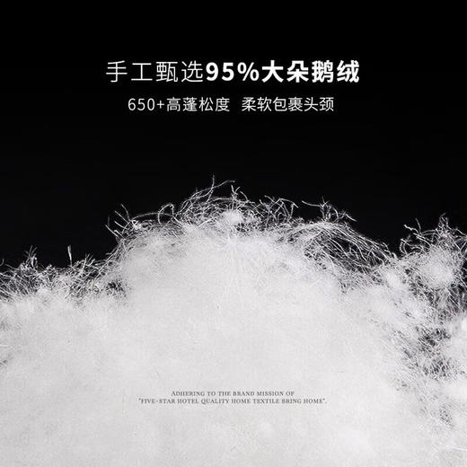 康尔馨 100S全棉A类希尔顿羽绒枕芯 单只74*48cm 商品图3
