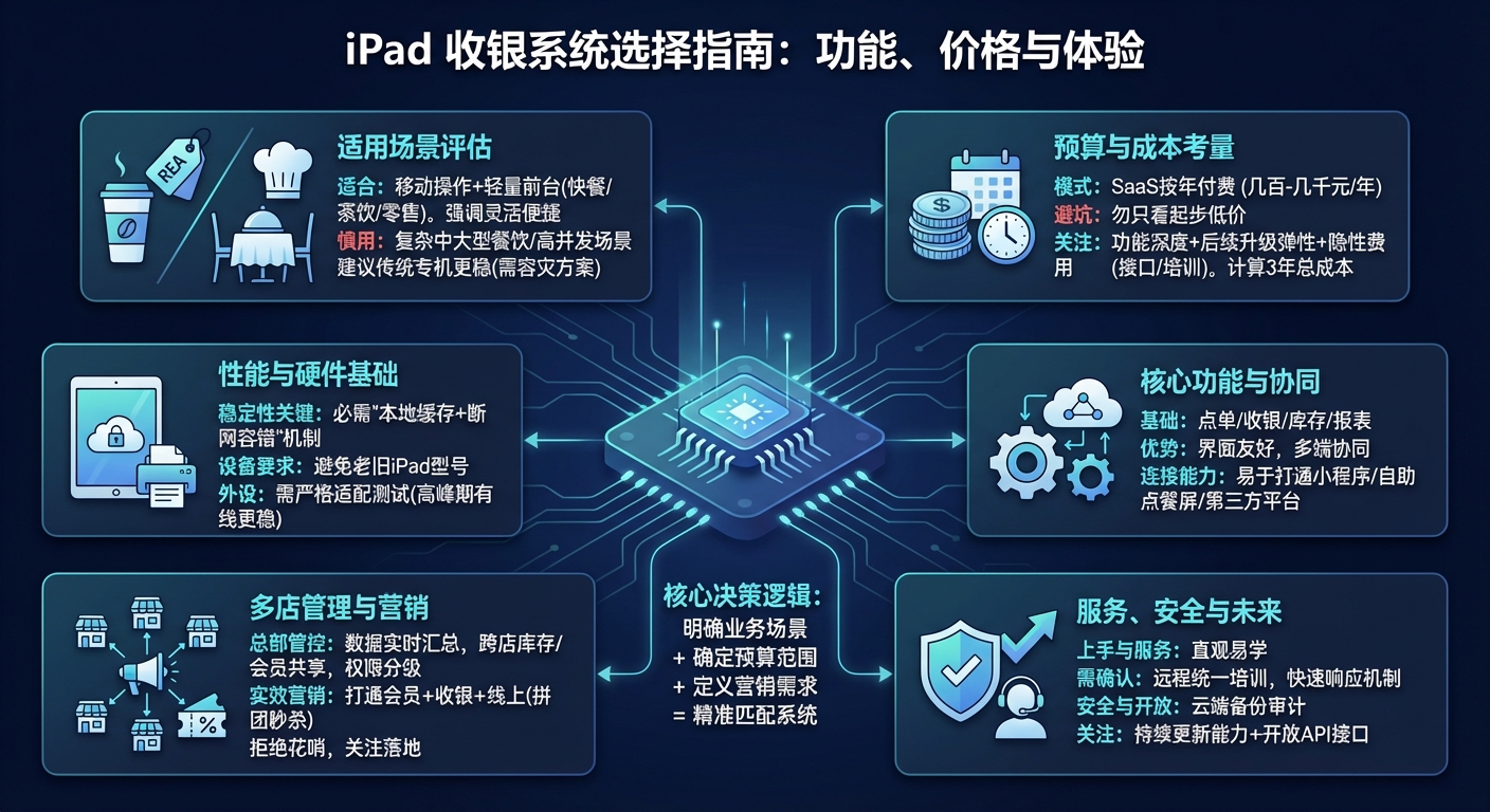 iPad 收银系统怎么选？功能、价格与使用体验完整指南