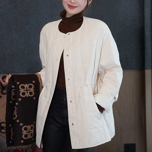 【预售7天】良木礼圆领抽绳外套（D25103433） 商品图0