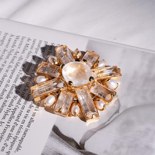 北京仓｜Goossens Paris-Baguette-天然水晶 巴洛克珍珠 胸针 吊坠（两种戴法）［法国设计师］ 商品图3