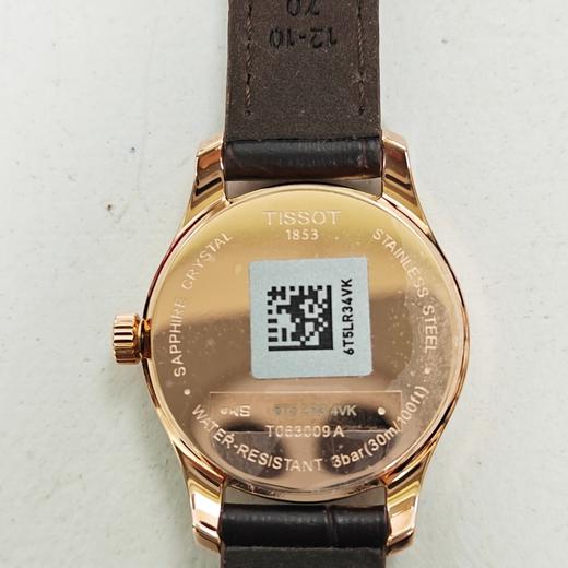 天梭1853Tissot俊雅新款纤薄简约皮带石英女表 商品图5