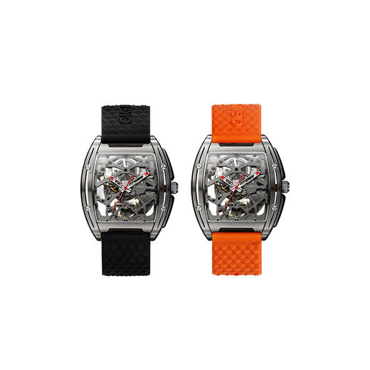 CIGA Design/玺佳 全镂空机械表钛金款 酒桶镂空经典手表 商品图0