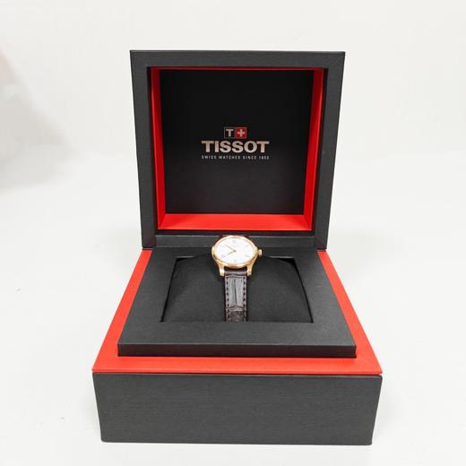 天梭1853Tissot俊雅新款纤薄简约皮带石英女表 商品图1