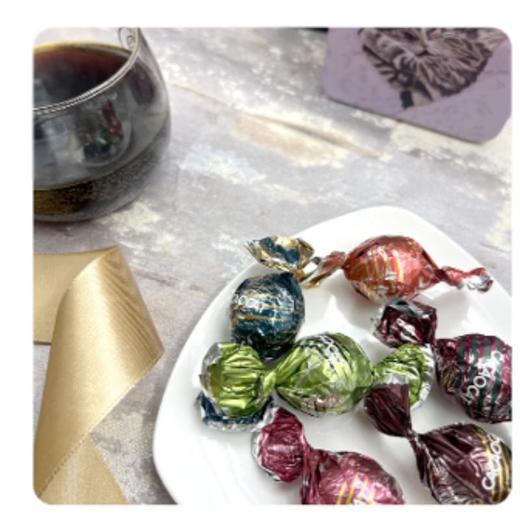 CACAOCAT什锦巧克力制品粉盒（6枚）67.2g 商品图2