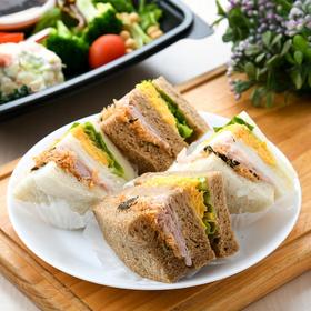 鸡蛋松松双拼组合三明治  155g/盒