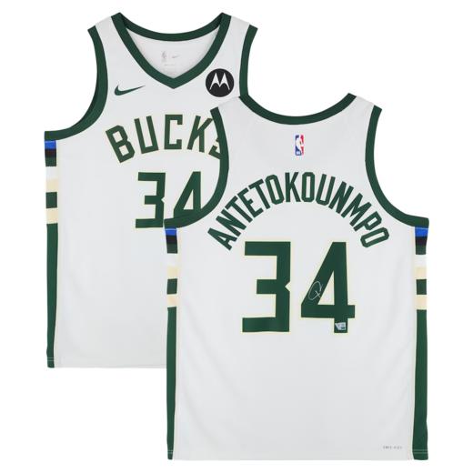 收藏系列 字母哥 雄鹿队34号白色 亲笔签名球衣（仅支持小程序下单 约45天到货） 商品图2