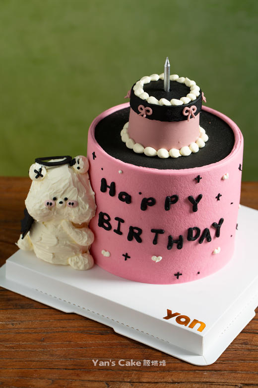 甜酷恶魔小狗蛋糕 商品图1