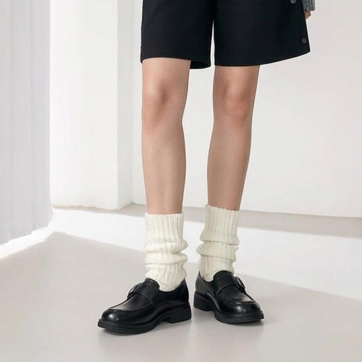 【牛皮革】西村名物2026年春季新款舒适超轻厚底防滑英伦风深口单鞋乐福鞋T26AM17471 商品图3