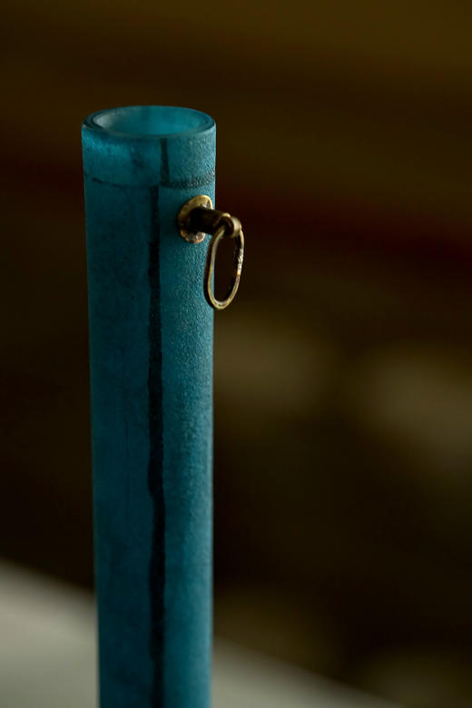 津田清和52碧｜筒掛花入 商品图3