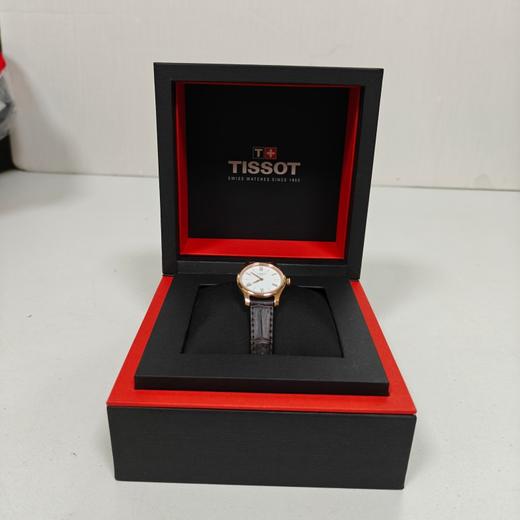 天梭1853Tissot俊雅新款纤薄简约皮带石英女表 商品图2