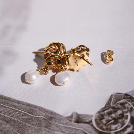 北京仓｜Goossens Paris-RIVIERA-淡水珍珠 吊坠 耳环［法国设计师］ 商品图3