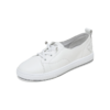 【牛皮革】西村名物2026年春季新款饱满圆通舒适宽松免系带薄底小白鞋T26AM17401 商品缩略图6