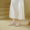 westory2026年春季羊京尖头中跟极简单鞋通勤百搭浅口鞋S26AE50571 商品缩略图9