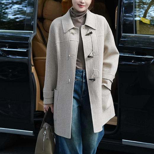 【特价不退换】【部分现货】良木礼羊毛大衣（D25103900） 商品图0