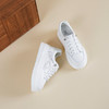 【牛皮革】西村名物2026年春季新款饱满圆头宽松舒适超轻厚底系带小白鞋T26AM17761 商品缩略图4