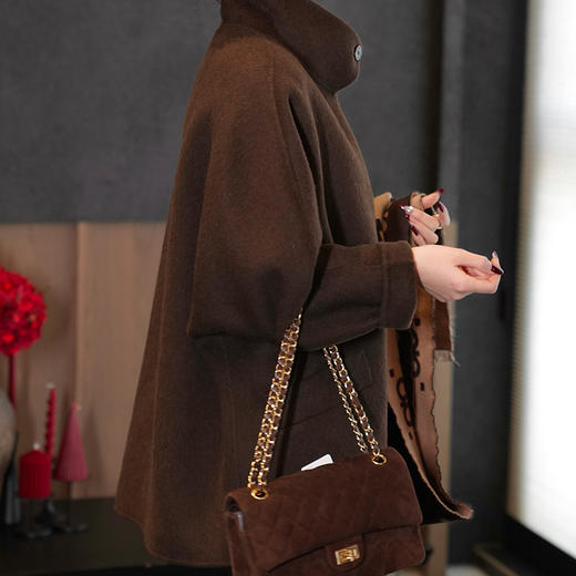 【特价不退换】【预售7天】良木礼牦牛绒大衣（D25102680F） 商品图7