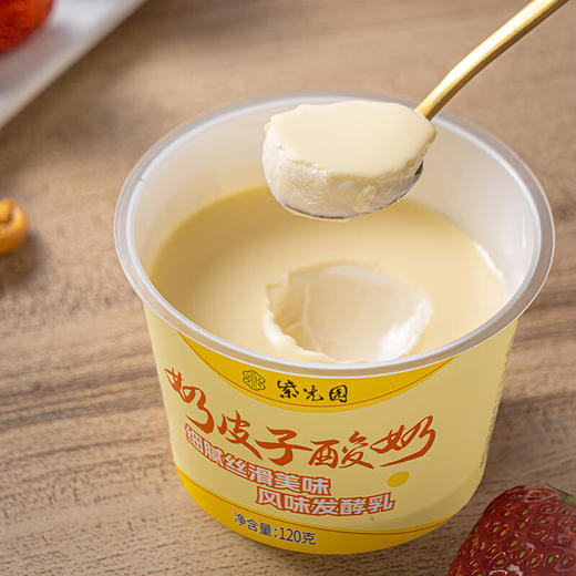 【分仓直发包邮】紫光园奶皮子原味酸奶礼盒1440g（120g*12） 商品图2