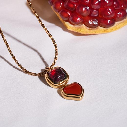 北京仓｜Goossens Paris-RENAISSANCE-勃垦第红 爱心 吊坠 项链［法国设计师］ 商品图1