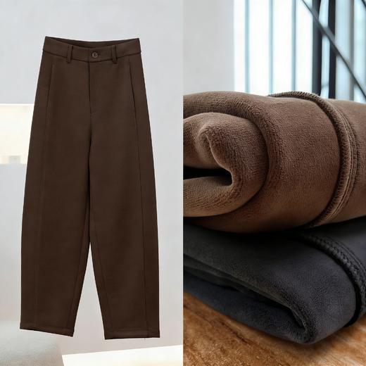 臣禾	【醋酸月牙裤】保暖显瘦毛呢休闲裤JZ244060203春秋 JZ254060103冬加绒 商品图8