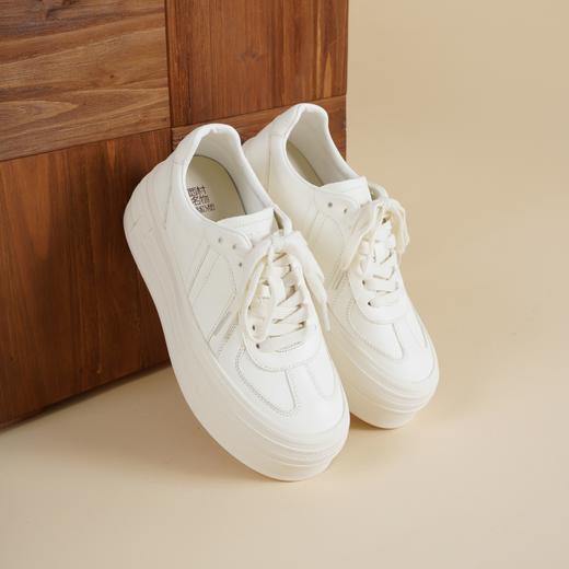 【厚底增高】西村名物2026年春季新款松糕厚底增高软底面包鞋休闲运动板鞋T26AM17661 商品图5