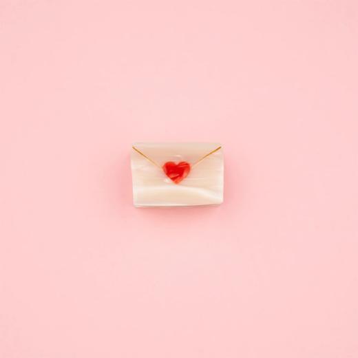 北京仓｜Coucou Suzette-LOVE LETTER-爱心信封 mini 发抓［法国设计师］ 商品图2