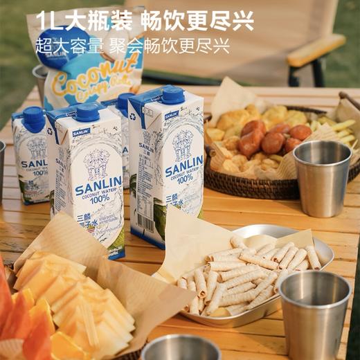 三麟椰子水泰国进口1L大瓶装100%NFC纯椰汁瞬时锁鲜 商品图2