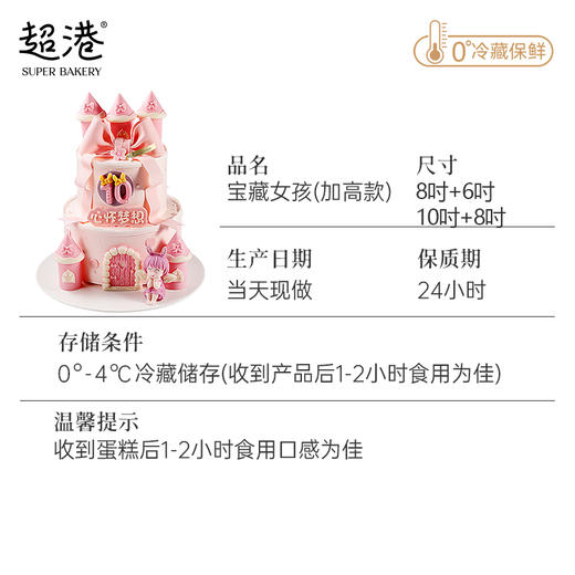 童趣·宝藏女孩·生日蛋糕 商品图5