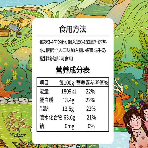 首粮黑芝麻核桃粉518g【GY】 商品图7