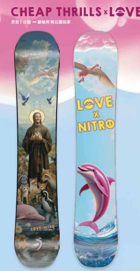 26/27NITRO雪板Cheap Thrills X Love 商品图0