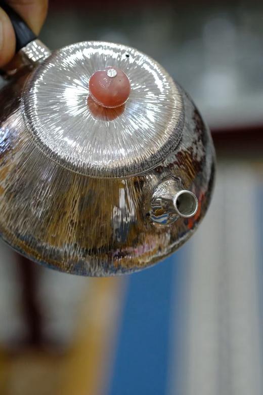 光宝堂石瓢线型纹理手工泡茶壶160ml 商品图5