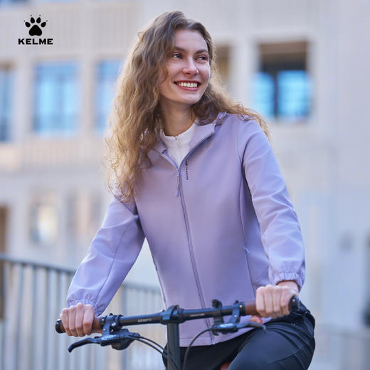 卡尔美重塑燃点系列女士连帽针织外套6613WT2002 商品图0