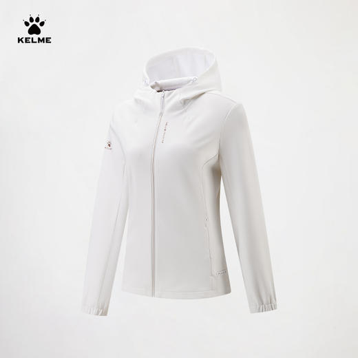 卡尔美重塑燃点系列女士连帽针织外套6613WT2002 商品图3