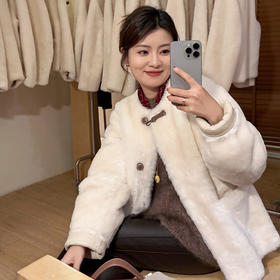 【预售7天】良木礼皮毛一体外套（1451）