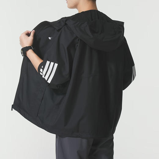 adidas阿迪达斯 男梭织连帽夹克 JM1056 商品图2
