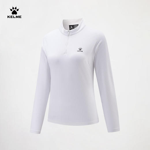 卡尔美重塑燃点系列女士半开襟长袖T恤6613TX2002 商品图1