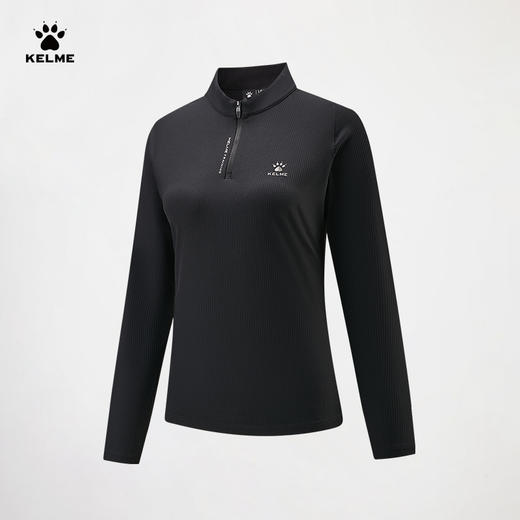 卡尔美重塑燃点系列女士半开襟长袖T恤6613TX2002 商品图2