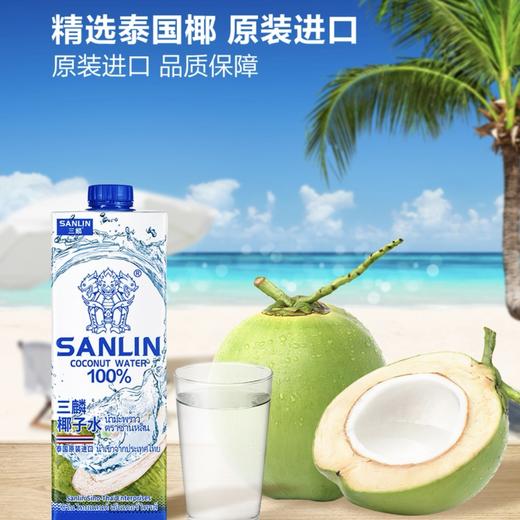 三麟椰子水泰国进口1L大瓶装100%NFC纯椰汁瞬时锁鲜 商品图0