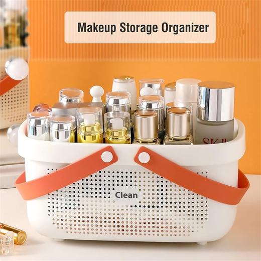 美国沃尔玛 Clean 多用途手提篮 便捷式收纳篮 浴室 桌面化妆品收纳篮子 商品图7