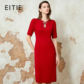 EITIE爱特爱气质镂空修身礼服连衣裙春季新款8177803