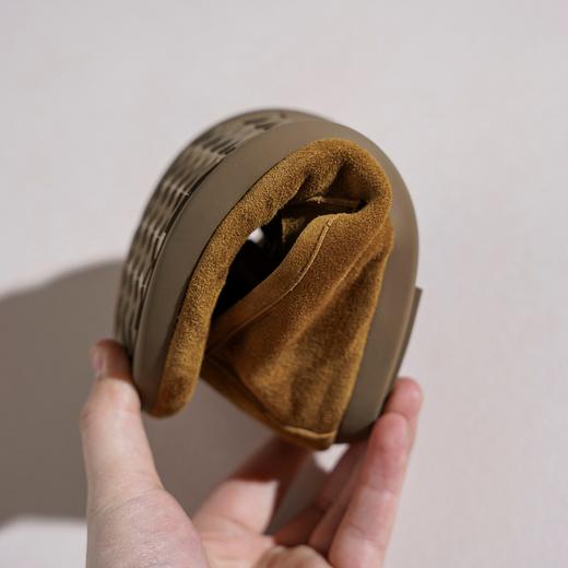 【羊皮绒面】西村名物2026年春季新款舒适平底防滑流苏装饰软底软面平底单鞋豆豆鞋T26AE17411 商品图9