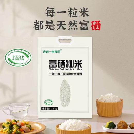 吉内得长粒富硒籼米2.5kg装5斤装籼米长粒香米真空包装 商品图1