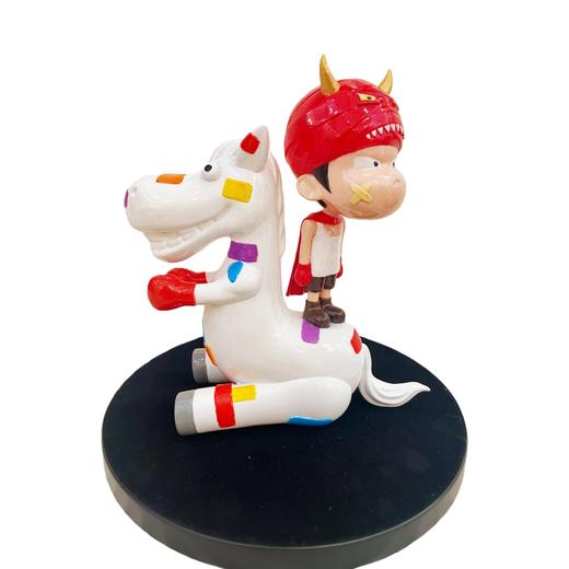 王乐《两名拳击手》手绘雕塑 商品图0