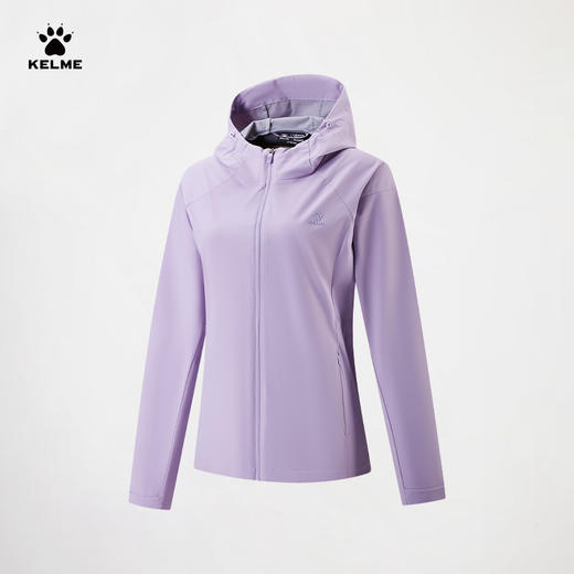 卡尔美重塑燃点系列女士连帽梭织外套6613WT2005 商品图6