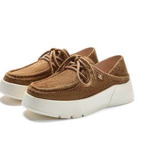 响午女鞋防泼水牛绒踩跟两穿袋鼠鞋【HZ】