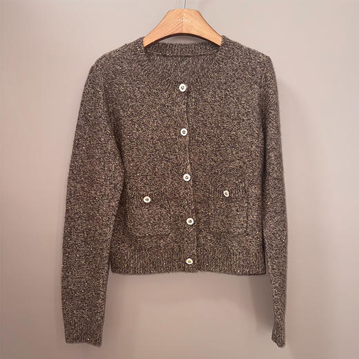 【预售7天】良木礼丝羊绒开衫（1311F） 商品图0