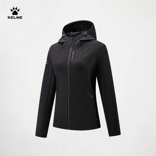 卡尔美重塑燃点系列女士连帽针织外套6613WT2002 商品图4