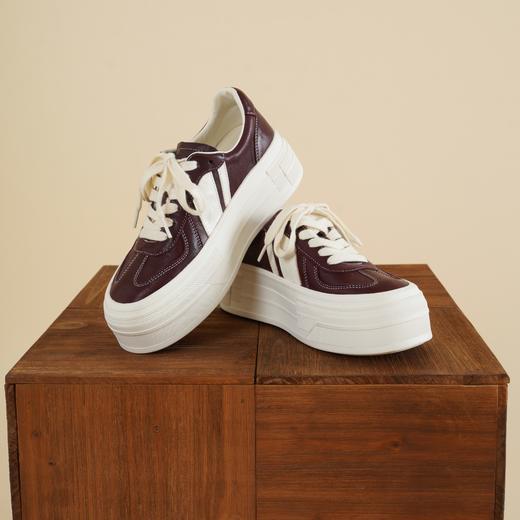 【厚底增高】西村名物2026年春季新款松糕厚底增高软底面包鞋休闲运动板鞋T26AM17661 商品图8